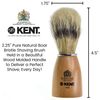 Kent Wooden Barrel Immitation Badger Shaving Brush Small