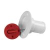 FUEL Deck Filler Keyless 38mm / 1.5inch Plastic/ABS, White/Red