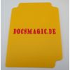 docsmagic.de Deck Box + 60 Double Mat Yellow Sleeves Small Size - Mini - YGO