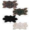 MWOOT 1920s Flapper Headbands for Women Roaring 20s Party Costumes, 4 Pieces 20s Hair Accessories, Women 20s Vintage Hair Hoop, 1920S Theme Hair Accessory Black White Silver Green