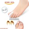 Pedimend Silicone Gel Toe Separator - Relieve Pain from Soft Corns, Bunions - Toe Straightener & Alignment - Absorbs Pressure & Friction - Reduce Toe Friction - Bunion Guard – Foot Care (Three Pair)