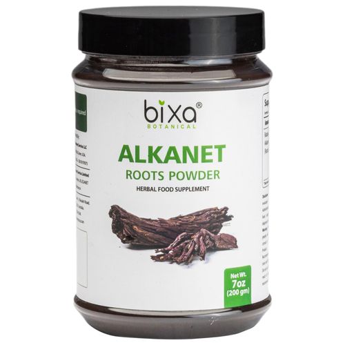 bixa BOTANICAL Alkanet Root Powder | Ratanjot/Arnebia Nobilis | 200 Grams / 7 OZ | Ayurvedic Herbal Supplement | Antioxidant | Gluten Free, Non-GMO, Steam Treated, Vegan, 100% Pure.