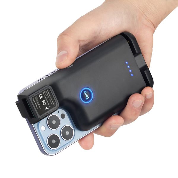 Tera Portable Back Clip Barcode Scanner 2D QR Wireless 3 in 1 2.4GHz Wireless & USB Wired & Compatible with Bluetooth Mini Pocket Bar Code Reader for Smartphones Android Mac OS Windows, 0013