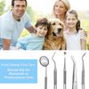 Dental Tooth Cleaning Kit Dentist Scraper Pick Tool Calculus Plaque Remover 5 PC