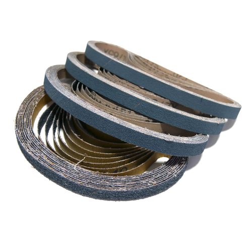 13 x 457mm Zirconia Sanding Belts // Mixed Pack of 40 Belts // 40, 60, 80 & 120