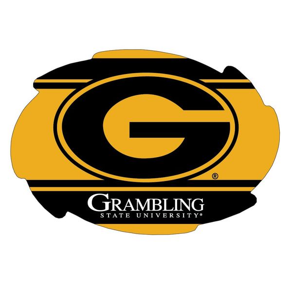 Grambling University Tigers 5" x 6" Swirl Sticker Decal Single