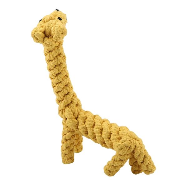 AUNMAS Cute Dog Chew Toy Cotton, Dog Toys Rope Bite Resistant Giraffe Design Pet Teeth Cleaning Gifts