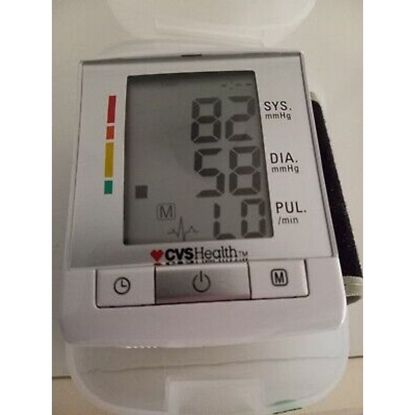 CVS HEALTH MODEL 400W WRIST BLOOD PRESSURE MONITOR