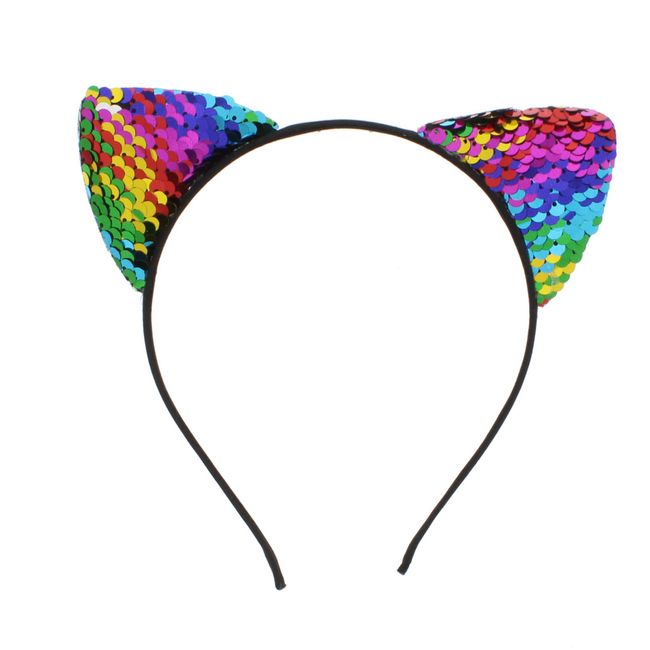 Zac's Alter Ego Sequin Ears Cat Headband