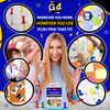 G4GADGET 100x Push pins, Assorted