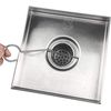 Neodrain 6-Inch Square Shower Drain with Removable Quadrato Pattern Grate,PVC...