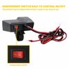 Handlebar Dual USB Phone Charger Cigarette Lighter Socket Voltmeter Motorcycle