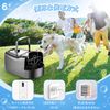 Bubbles Electric Bubble Machine, Automatic Bubble Machine, Bubble Machine, USB or External Battery Powered, Suitable for Outdoor Activities, Picnics, Parties, Weddings, etc. (Black)