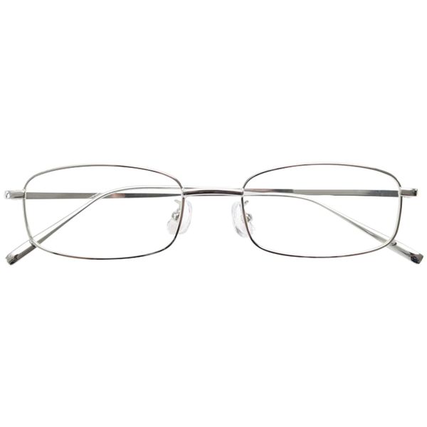 Dollger Blue Light Reduction Glasses, Blue Light Reduction, Date Glasses, Ultra Lightweight, 0.6 oz (17 g), Silver