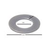 10 X Flat Steel Plain Washers - BZP Weatherproof - M6 Hole Size