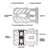 Nite Ize Financial Tool RFID Blocking Wallet Financial Tool RFID Blocking Wallet - Steel, N/A