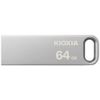 KIOXIA TransMemory U366 USB Flash Drive 64GB 3.0 USB File Transfer PC/MAC, Metal