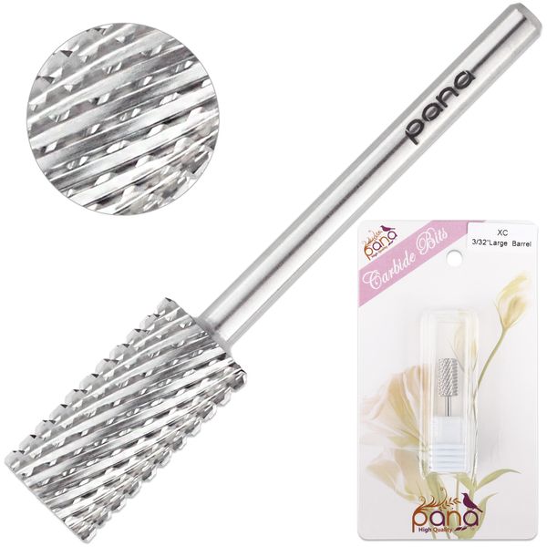 Best Quality Nail CARBIDE Bit  For 3/32 Electric DRILL Silver Extra Coarse Large