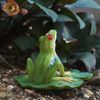 Devalier ca187b Frog Figurine, Redhead Frog, Resin, Gift, Birthday Gift