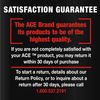 ACE Work Belt Back Supoprt, One Size Fits Most, Black