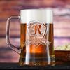 Personalized, Monogrammed Beer Mugs Set Of 5
