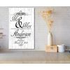 Personalized Wedding Gift Custom Mr. & Mrs. Family Name Established Rustic Sign