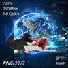 1CONN Cat6 network cable 30m red Ethernet cable Lankabel Cat6 Lan network cable Sftp Pimf patch cable 1000 Mbit s