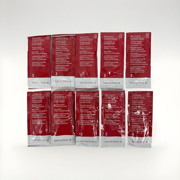 10 PACK Revlon Colorsilk After Color Conditioner 0.4 Fl. Oz Travel Size NWOB