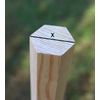 1" Hexagon Dowel Rod - Qty. 6 (six) Poplar Rods