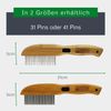 Bamboo Groom Rotating Pin Comb with 41 Rounded Pins for Pets