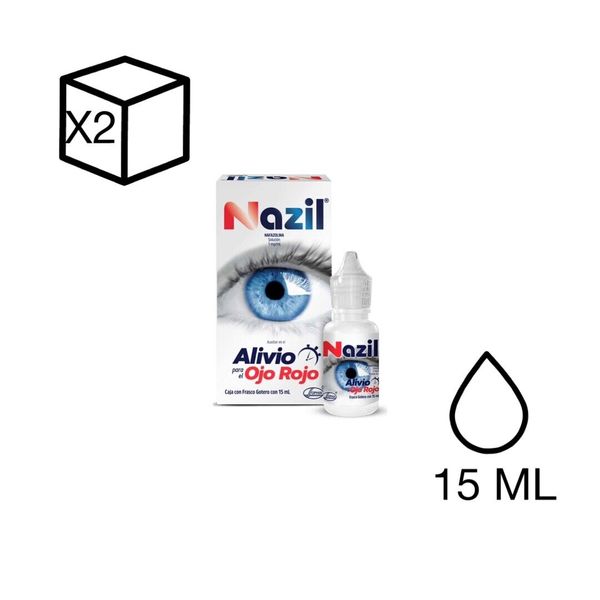 X2 NAZIL EYE CARE RED EYE  15ML EA