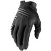 100% R-Core Gloves - Black, Full Finger, Men's, Medium