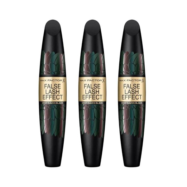3 x Max Factor False Lash Effect Mascara - Deep Raven Black