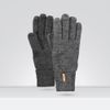Barts Women's Fine Knitted Gloves, Grey (Dark Heather 19), Large