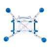 PCP Shower Safety Chair, Bath Bench with Backrest, Swing Arms, Adjustable Height, Medical Senior Support, Chair Style, Foam Padded