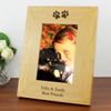 6x4 Wooden Paw Prints Frame