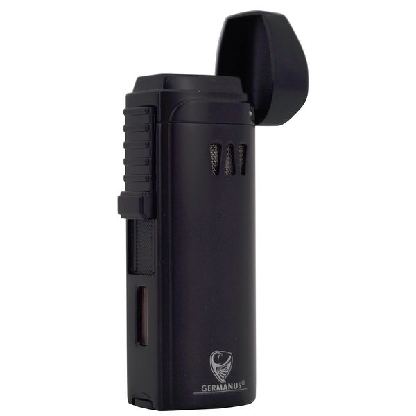 GERMANUS Jetflame Torch VIII Jet Flame Lighter in Black for Candles