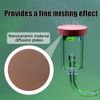 DONGKER CO2 Diffuser,Acrylic Hanging CO2 Atomizer With Suction Cups & Bubble Counting Function for 4mm/0.16" I.D. CO2 Tube