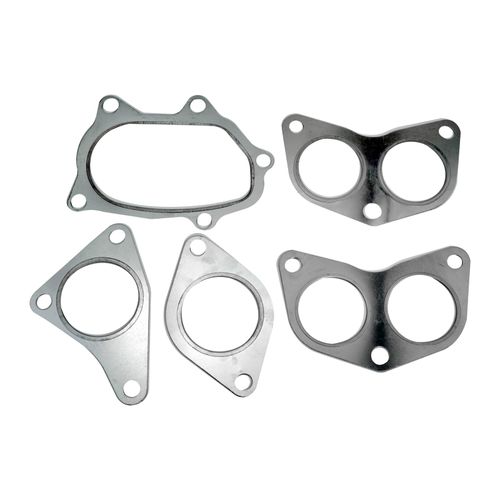 for Subaru WRX STI Turbo Exhaust Manifold Gasket Kit Up Pipe Down Pipe Gasket Set Compatible with WRX/XT/GT Models - High Temperature Seal