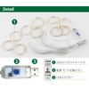 Indoor Wire Curtain Light, USB Operated LED Illumination Light, Indoor Beautifying 8 Light Patterns, Timer Function, Remote Control (Rainbow)
