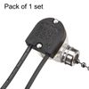 sourcing map Fan Light Switch with Chrome Pull Chain Wood Knob (Pack of 2 set)