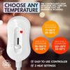 Massage Table Warmer Heating Pad Blanket w/ 3 Temperature Settings - (70.8”
