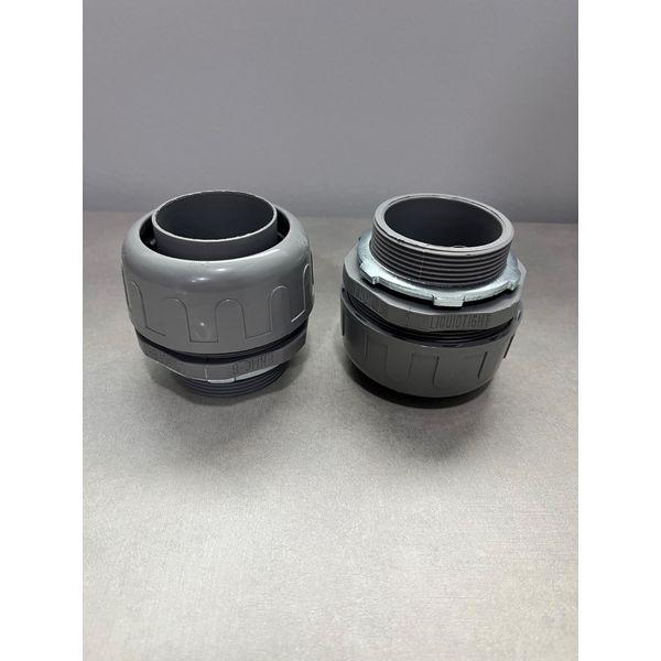 2" Liquid Tight NM Conduit Fitting Connector Nut & Gasket UL CSA 10 ea