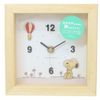 Snoopy [Table Clock] Wood Parts Clock Tabletop/Natural Peanuts