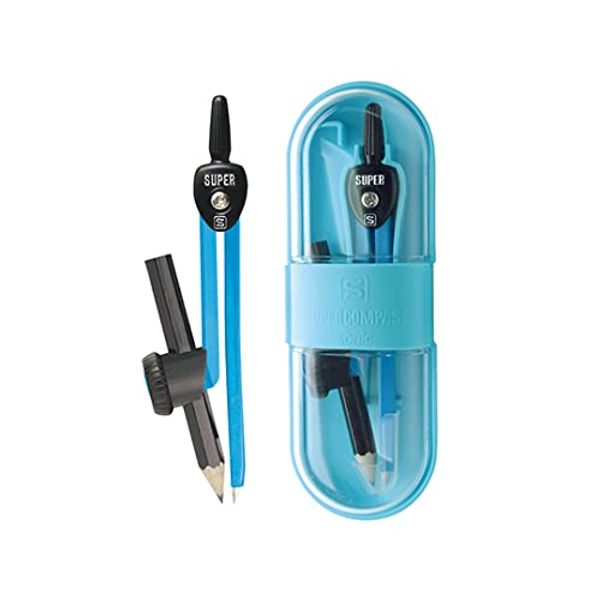 Sonic SK-7356-B Super Compass, Iroha for Pencils, Student Type Blue