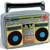 Fun Express - Inflatable Boom Box - Toys - Inflates - Inflatable Decor - 1 Piece