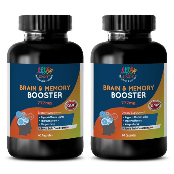 brain booster vitamins - BRAIN & MEMORY BOOSTER 777mg - 2 Bottle 120 Capsules