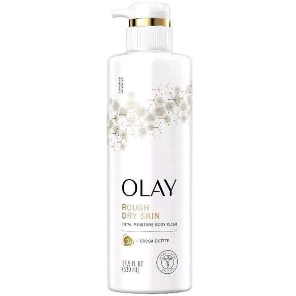 🆕️ OLAY 17.9 Fl. Oz. (530mL) Bottle ●ROUGH DRY SKIN● Total Moisture Body Wash.