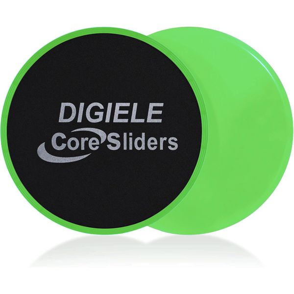 Gleitscheiben Fitness, Core Sliders 2er Set Gliding Discs für Ganzkörper-Übung, Doppelseitige Gleitscheibe den Einsatz auf Teppichböden oder Parkett, Trainers Slider für Core Training & Home Workouts