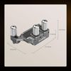 SMALLRIG USB-C & MULTI Cable Clamp, Design for Sony FX3 / FX30 HawkLock Quick Release Cage 4770/4771 / 4772-4829